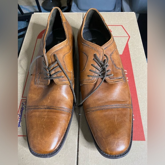 Johnston & Murphy Sheepskin Leather Shoes - Picture 1 of 6